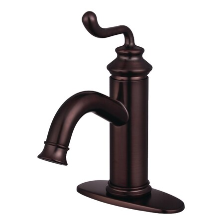 Fauceture LS5415RL Royale Sgl-Handle Monoblock Bathroom Faucet, Oil Rubbed Brnz LS5415RL
